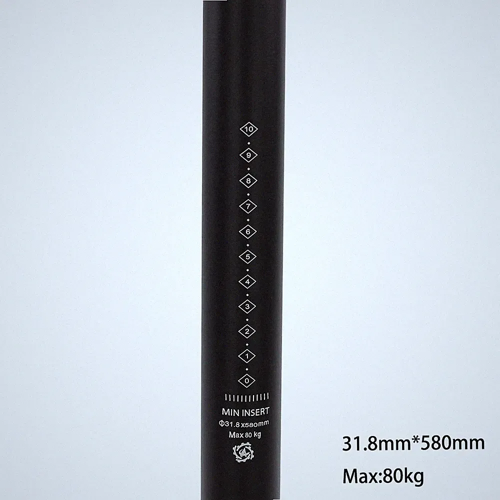 Ultra Light Bicycle Seatpost Folding Bike Seat Tube 31.8*580mm Bike Parts